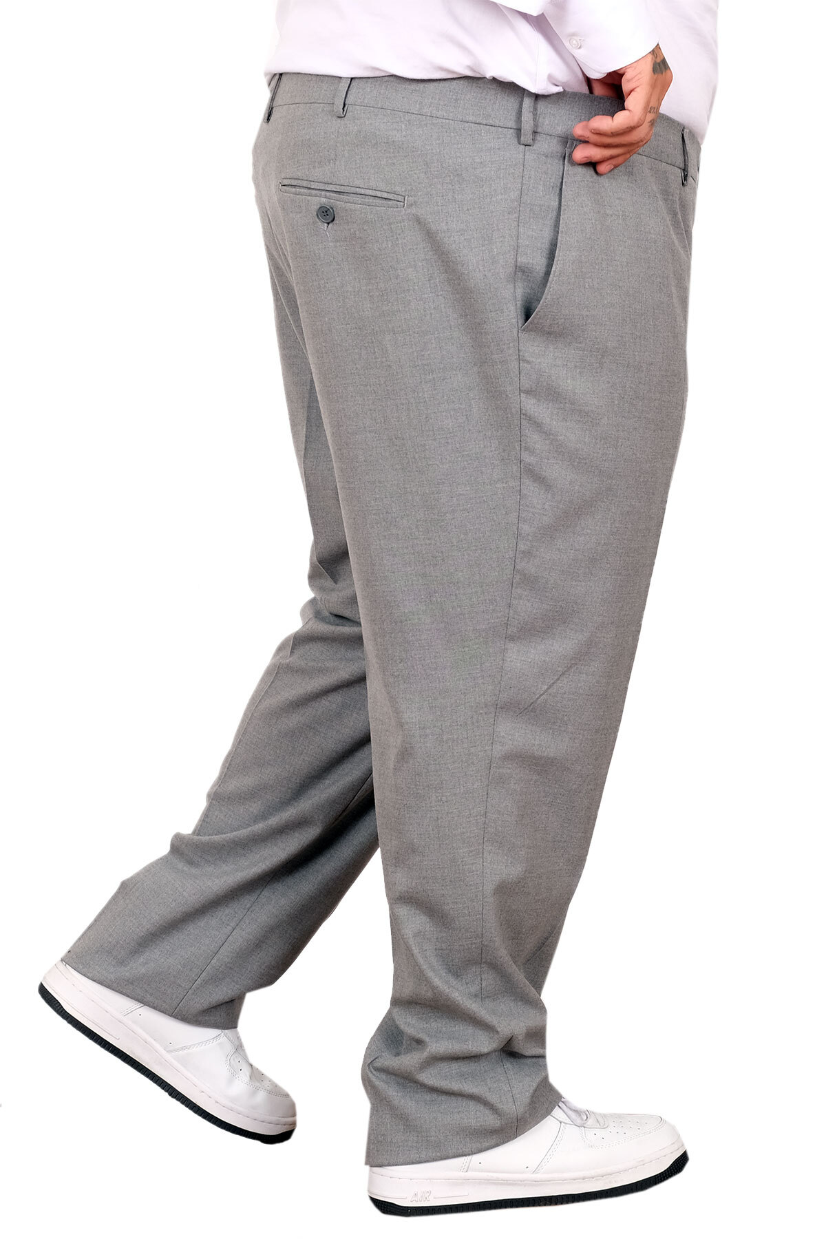ModeXL Mode XL Erkek Buyuk Beden Pantolon Kumas Superıor 21024 görsel 3