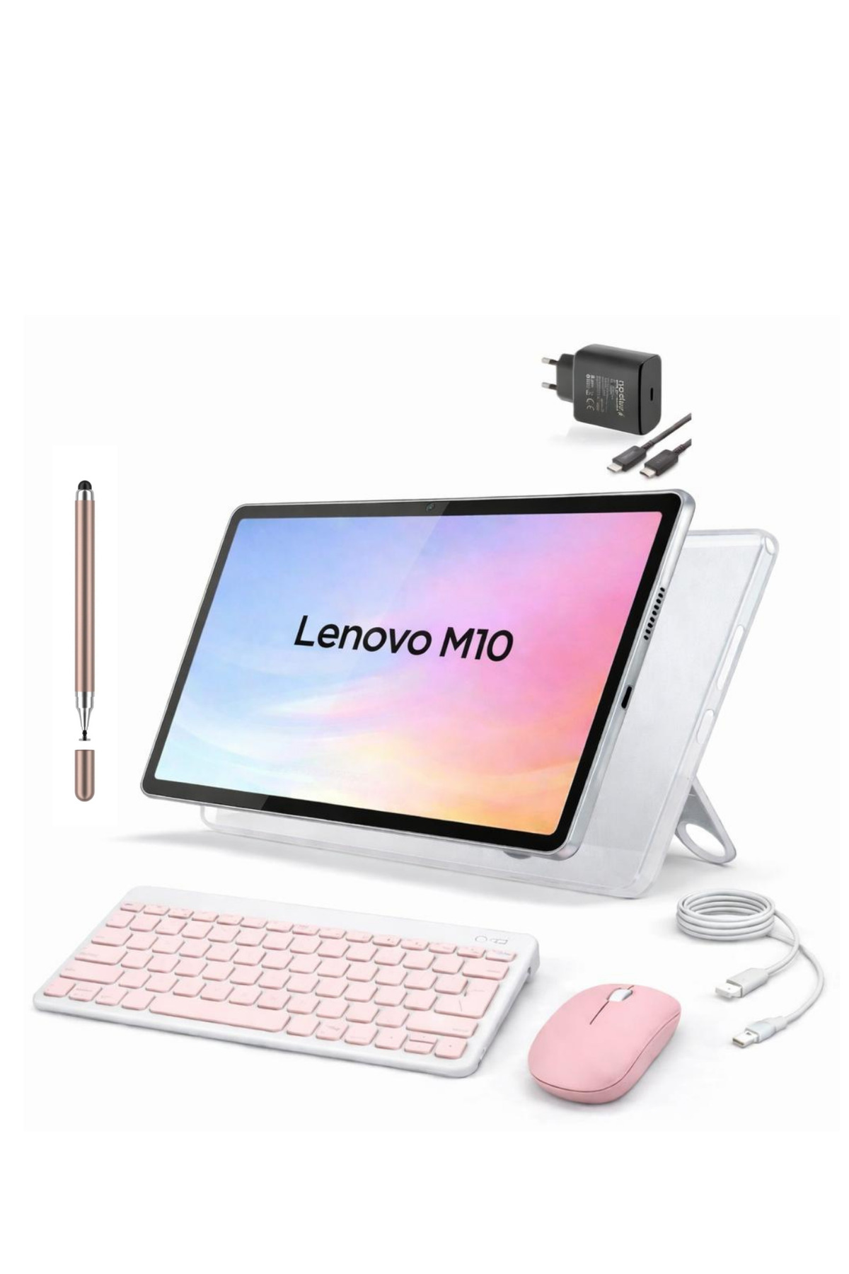 Tab M10 4GB 128GB 10.1" TABLET+KILIF+KLAVYE+MOUSE+ŞARJ BAŞLIĞI (KALEM HEDİYELİ)