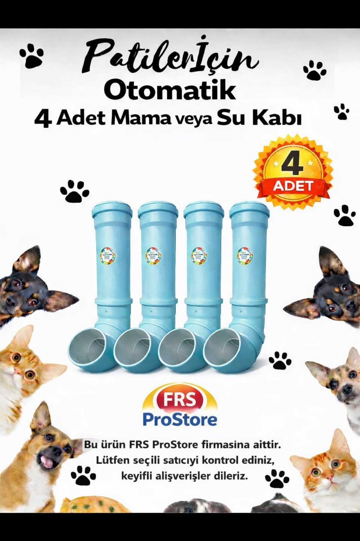 Frs Sokak Hayvanları İçin 4 ADET Akıllı Otomatik Mama veya Su Kabı