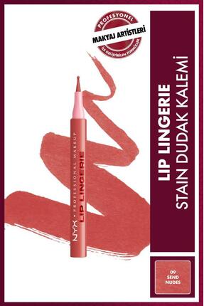 NYX Professional Makeup Lip Lingerie Stain Dudak Kalemi - 09 Send Nudes