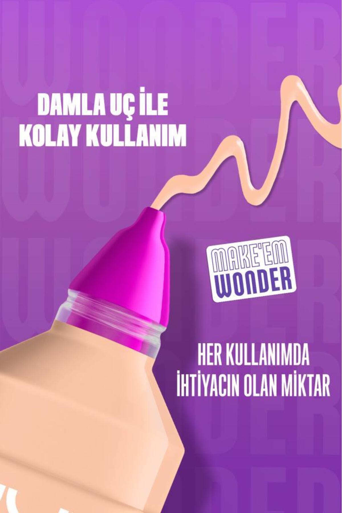 کرم پودر مات نرم Make’ Em Wonder شماره 03 - منصفانه — بژ NYXMAKEMWONDERFNDT — تصویر 6 از 9