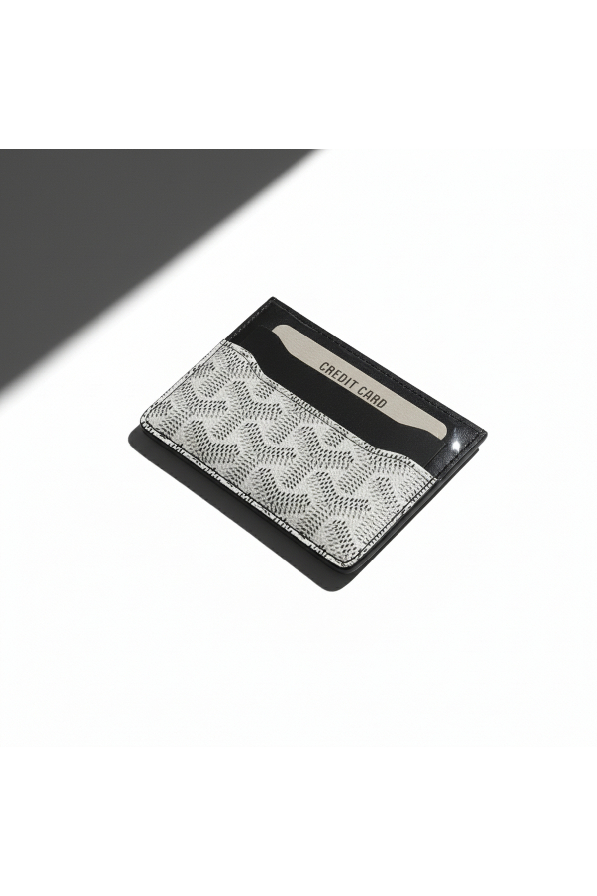 kaya wallet bag Beyaz Hakiki Deri Kartlık Mini Cüzdan, 4 Kart Bölmeli Erkek Kadın 10.5x7.5 görsel 6