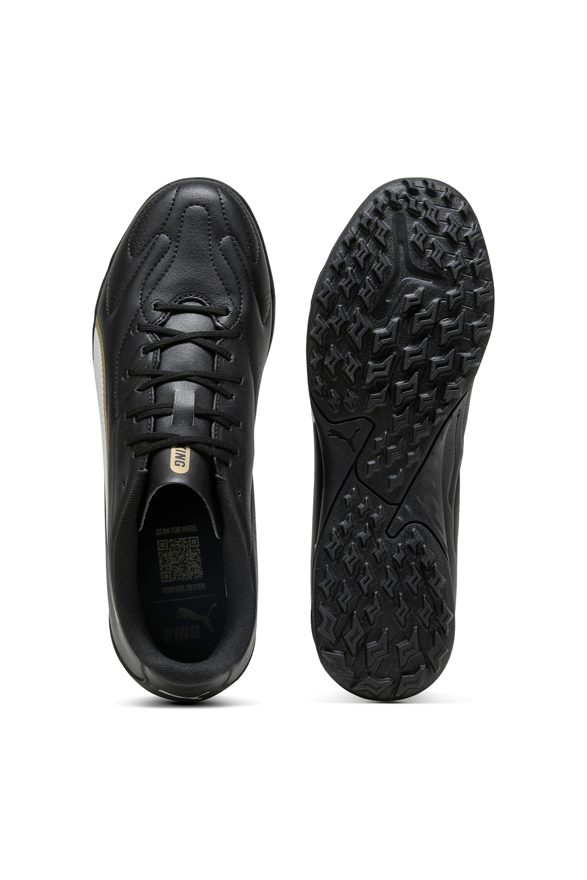Puma King 20 Play Tt Erkek Siyah Halı Saha Ayakkabısı 10873302 görsel 3