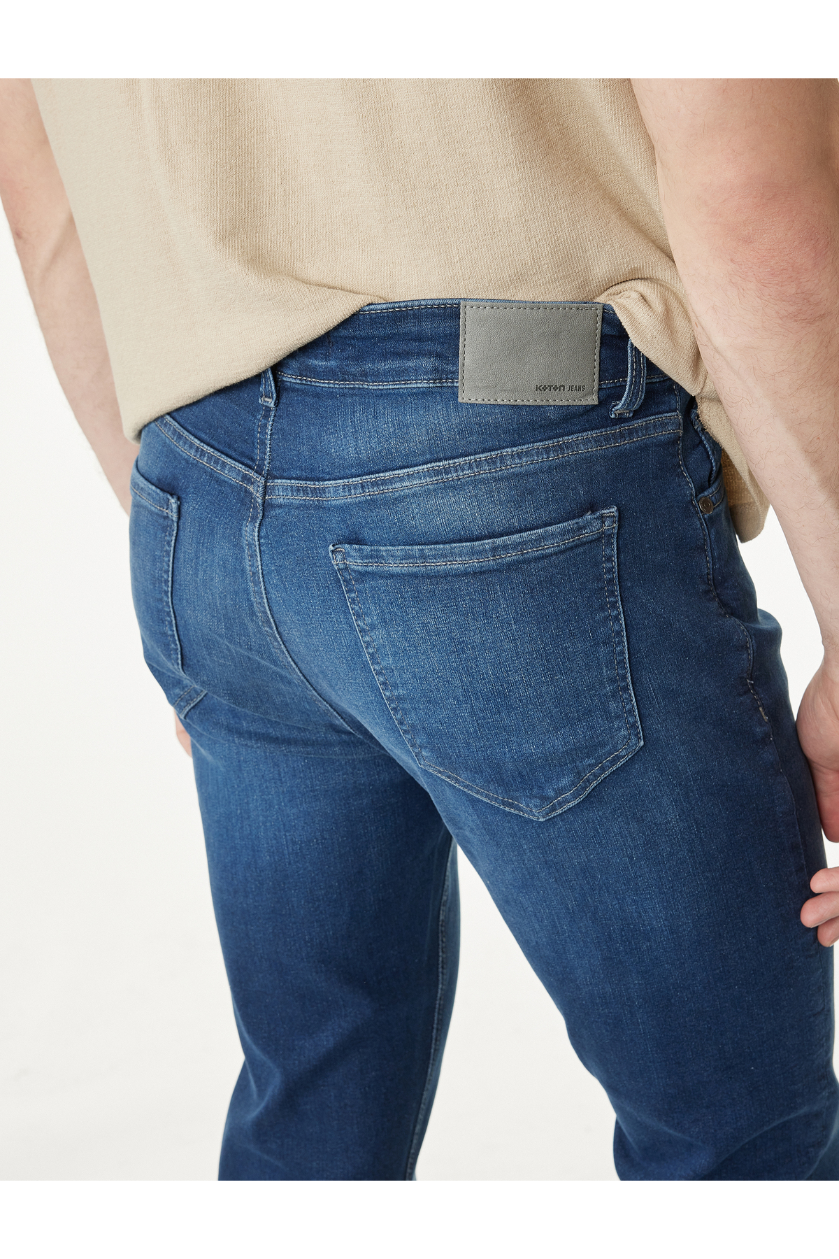 Koton Normal Bel Pamuklu Skinny Fit Jean Pantolon - Michael Jean görsel 3