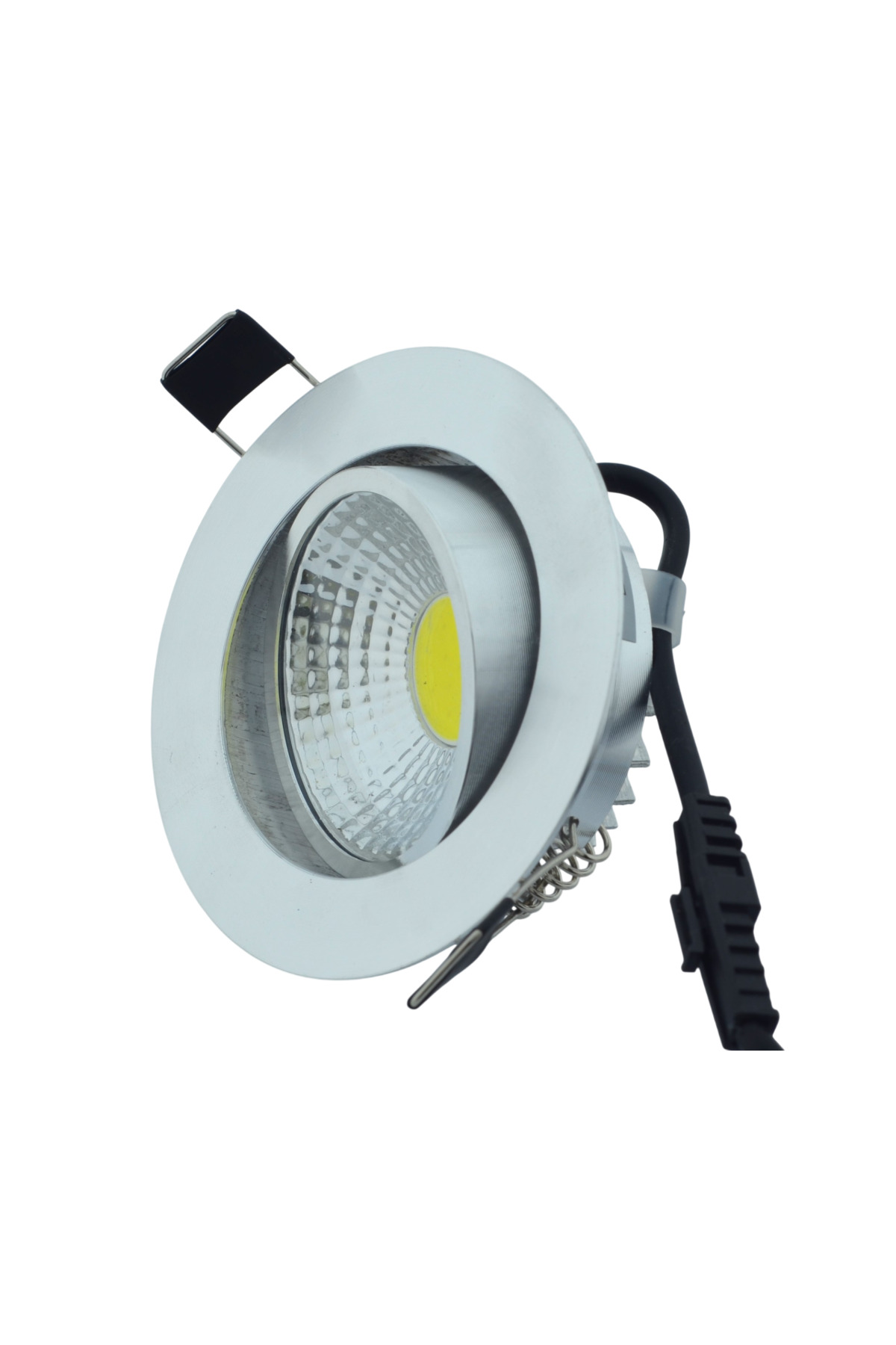 Horoz Electric Lilya 5W 6500K COB Led Spot Armatür Mat Krom 2'li