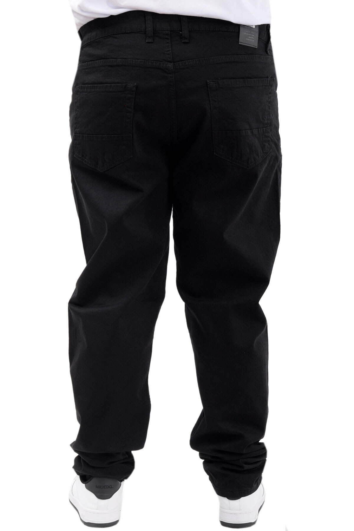 ModeXL Mode XL Büyük Beden Erkek Kot Pantolon Klasik NEPTN 24900 Siyah görsel 4