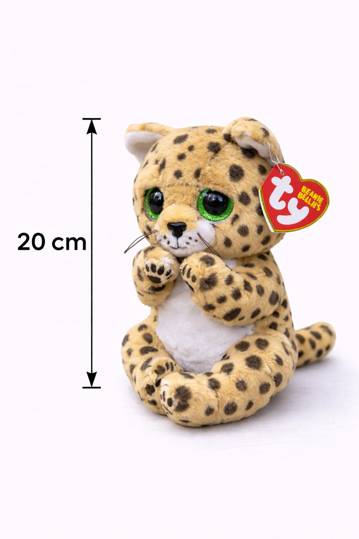 Cici Oyuncak Beanie Babies Leopar Peluş Oyuncak 20 cm Yumuşak ve