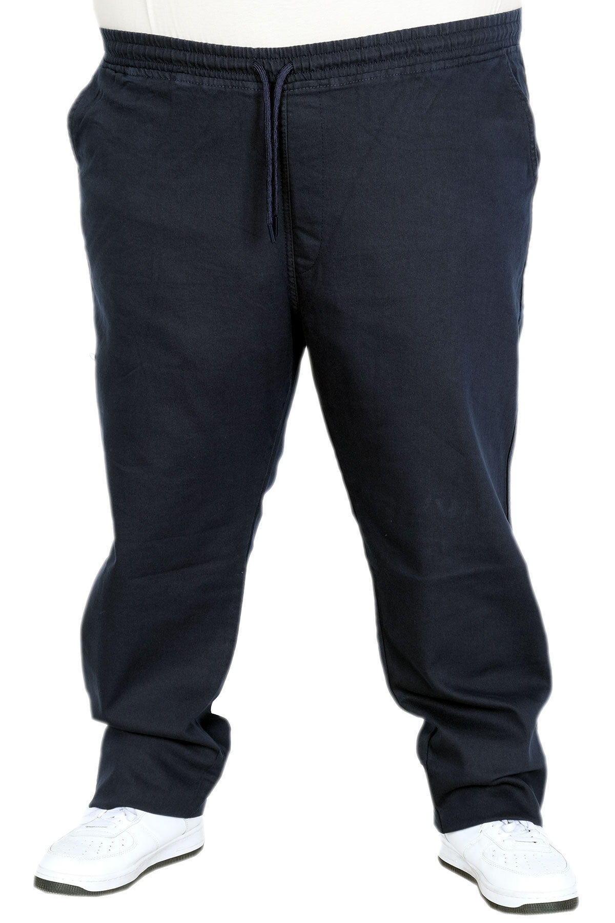 ModeXL Mode XL Büyük Beden Erkek Düz Paça Gabardin Jogger Pantolon 21929 LACİVERT