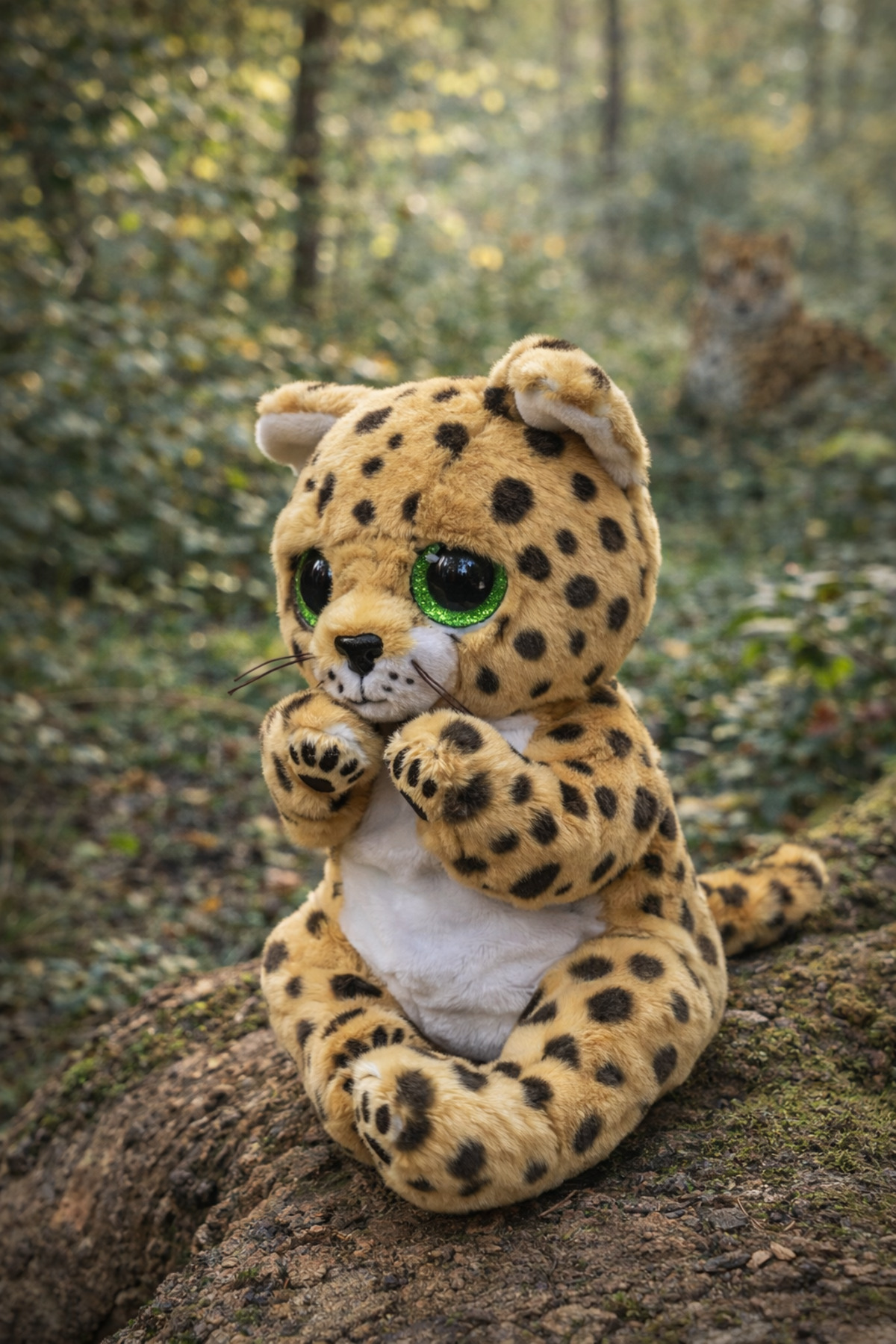 Cici Oyuncak Beanie Babies Leopar Peluş Oyuncak 20 cm Yumuşak ve