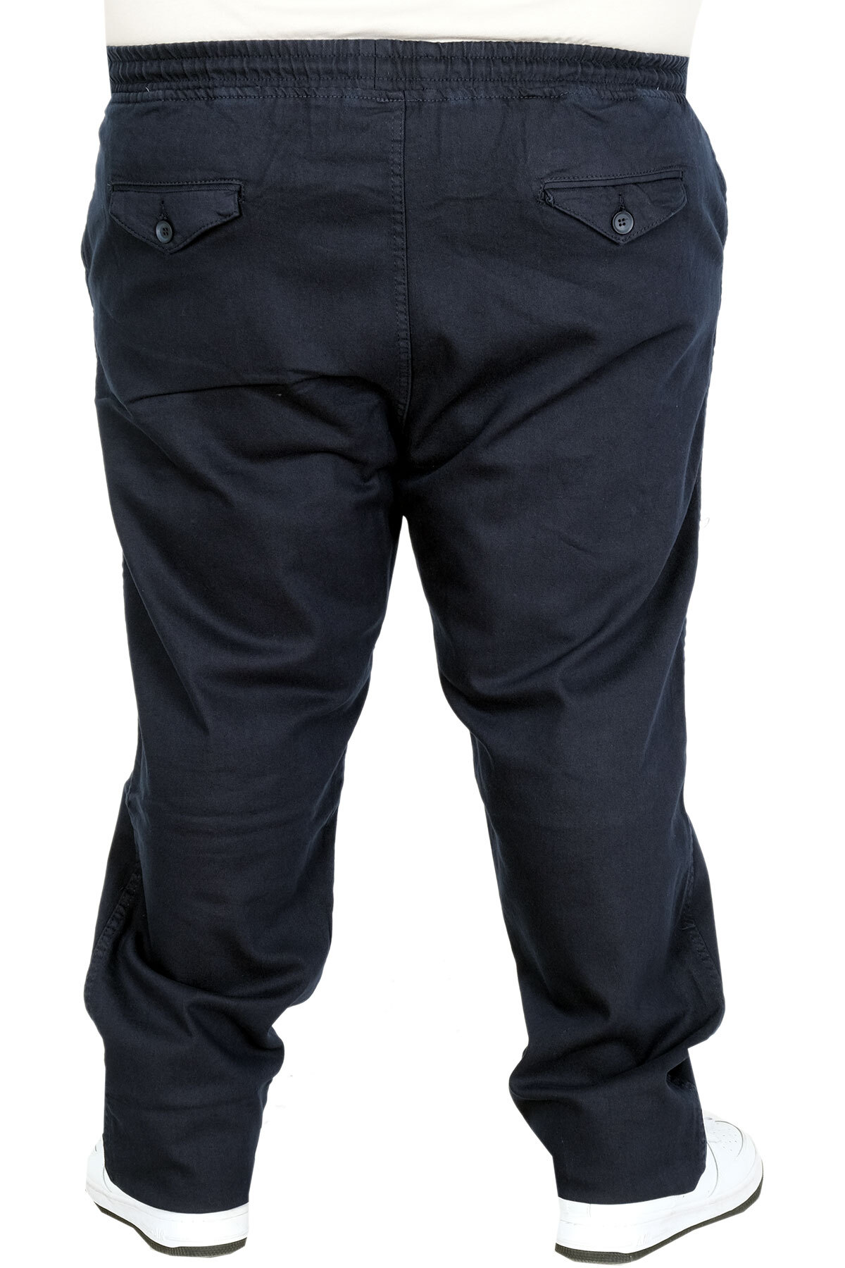 ModeXL Mode XL Büyük Beden Erkek Düz Paça Gabardin Jogger Pantolon 21929 LACİVERT görsel 4