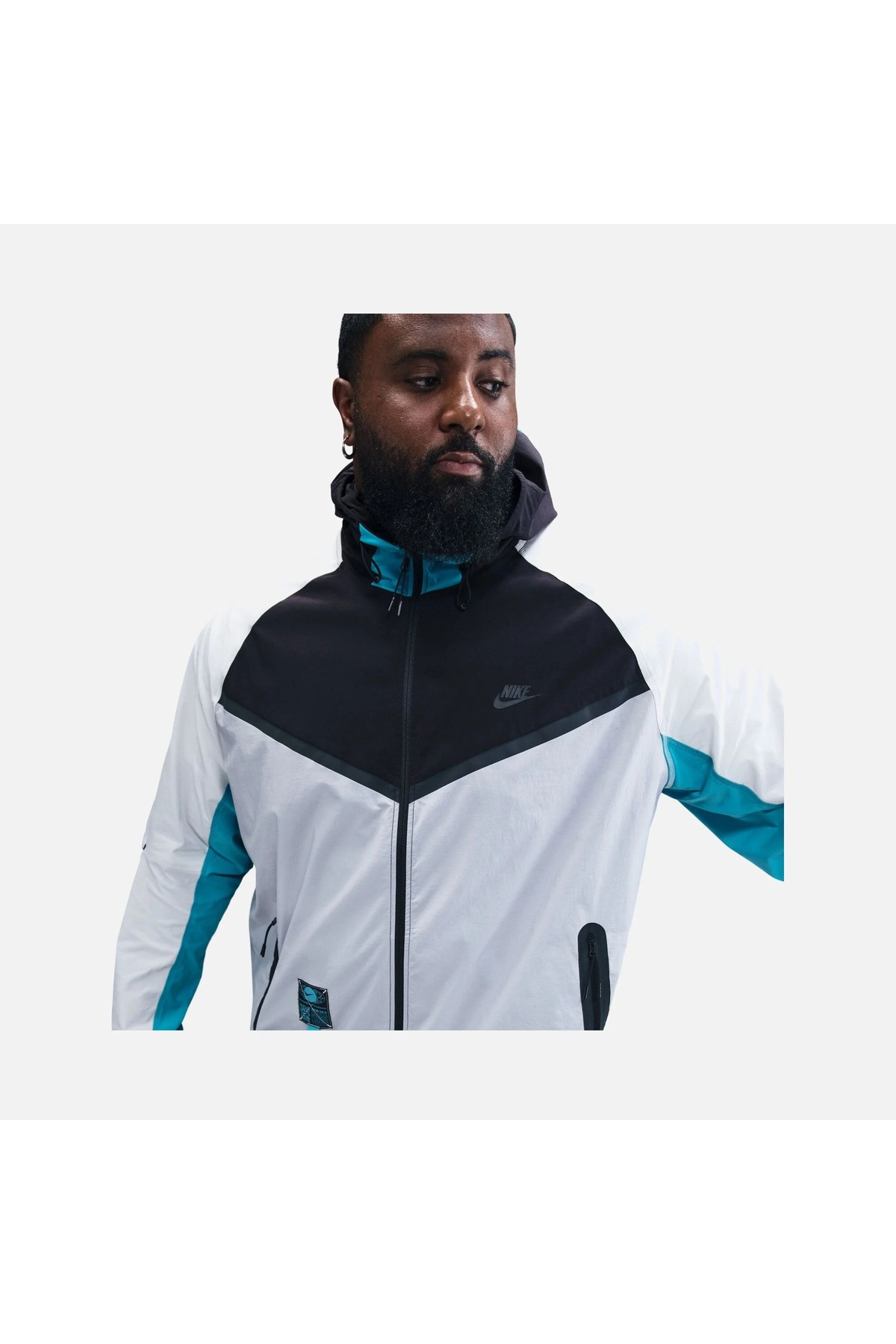 Nike Tech Woven Wr Fz Jkt Trek Hooded Loose Fit Men's Jacket