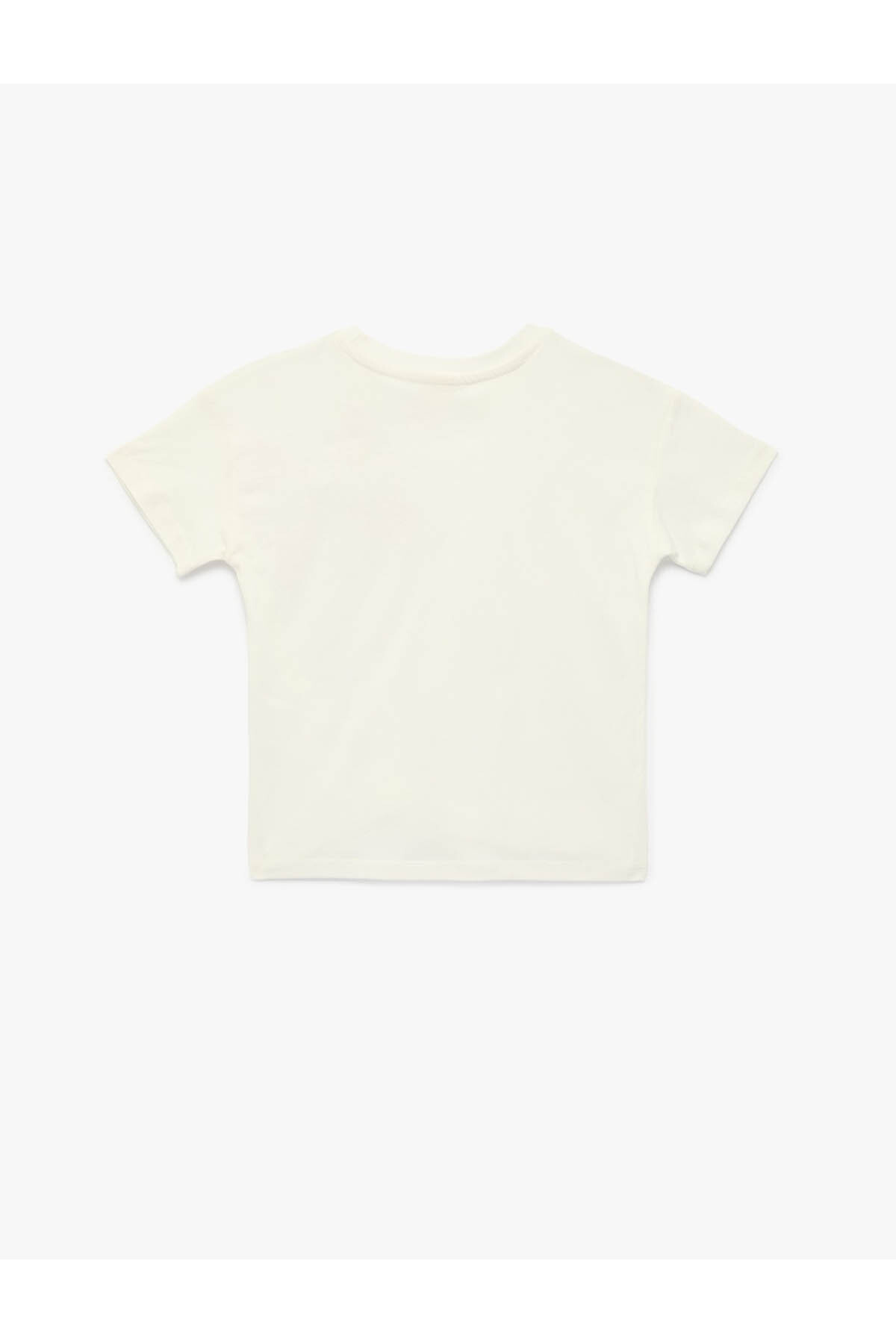 Koton Fiyonk Detaylı Ekru Kız Bebek T-Shirt 6SMG10038A fotoğrafı 2 (önizleme)