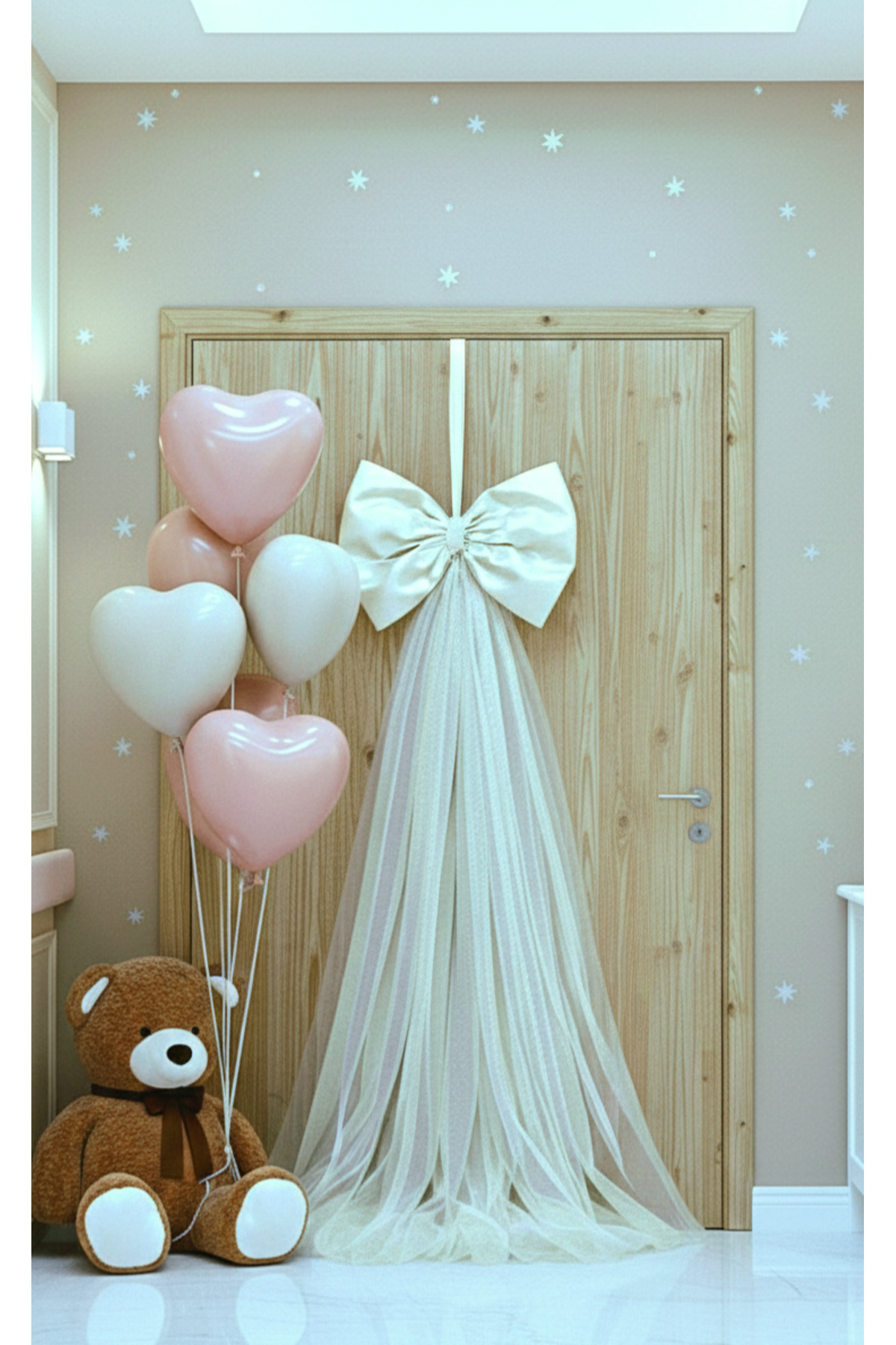 Hospital Room Door Decoration Bow Baby Room Door Decoration