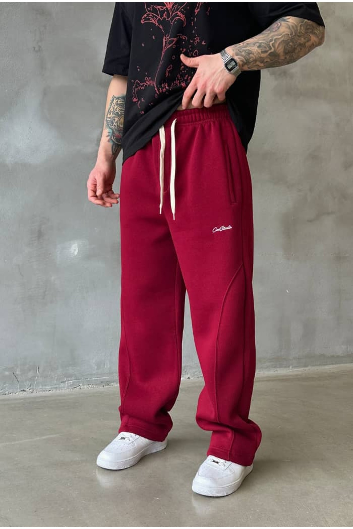 cezstudio Cez Embroidery Detail Premium Baggy Tracksuit- Trendyol