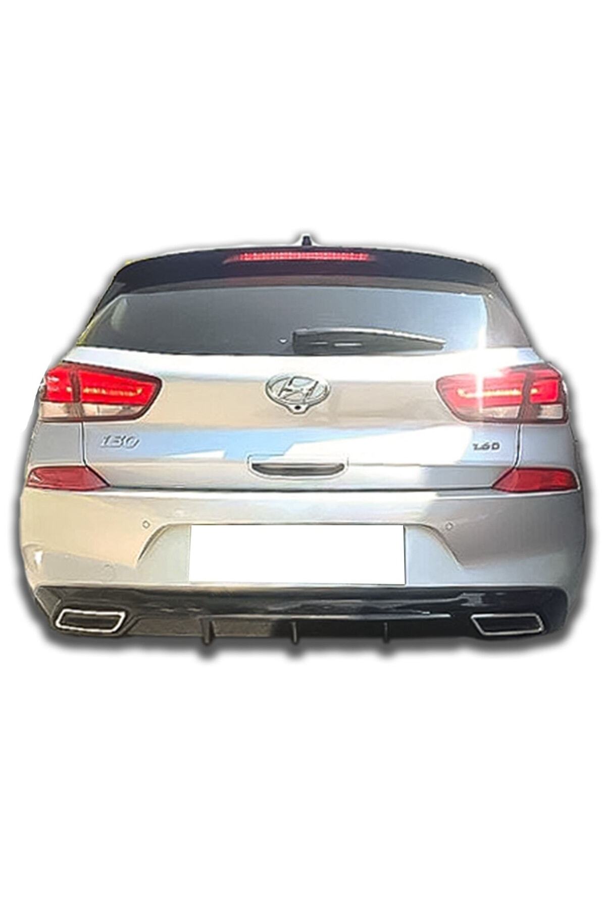 Hyundai I30 2017 ve Sonrası Arka Tampon Difüzör plastik