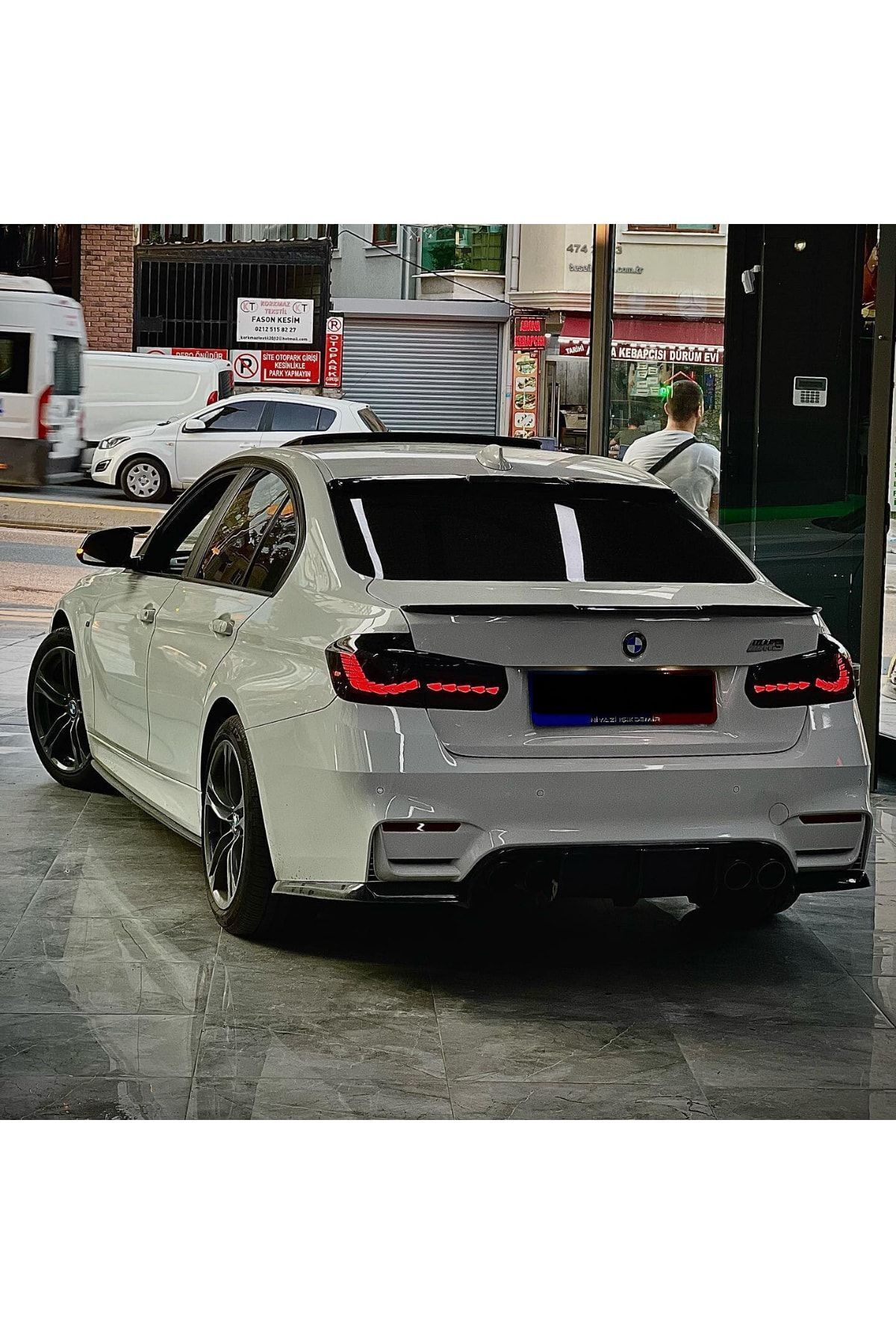 Bmw F30 M3 uyumlu Vorsteiner Sağ Sol Arka Flap (plastik)