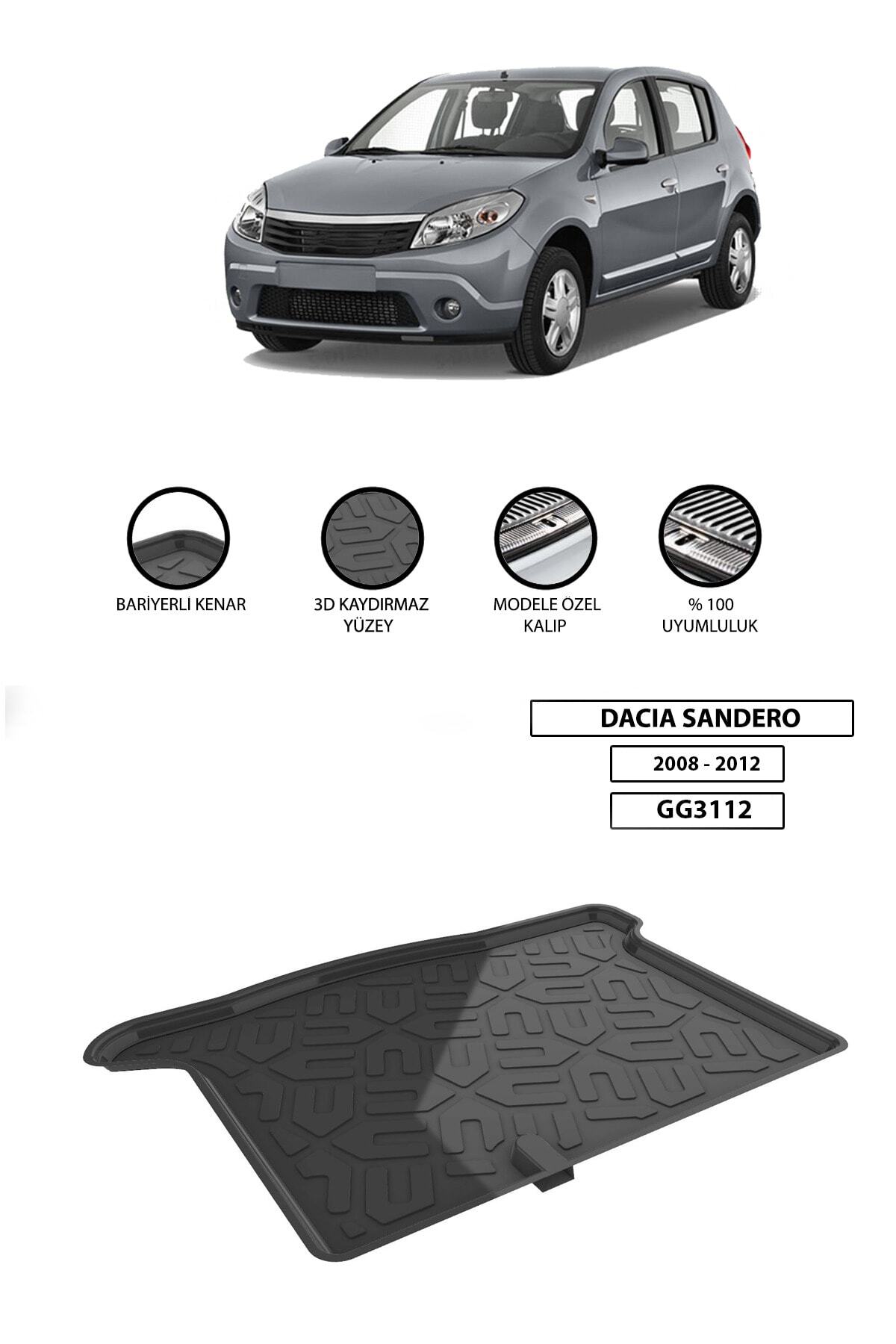 Dacia Sandero 2008-2012 Bagaj Havuzu