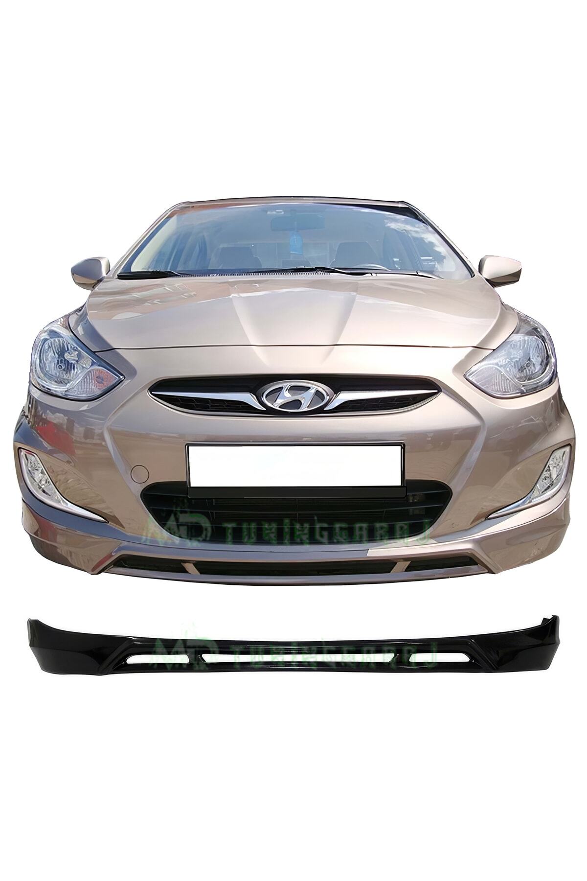 Hyundai Accent Blue 2011-2018 uyumlu Boyasız plastik Ön Tampon Eki
