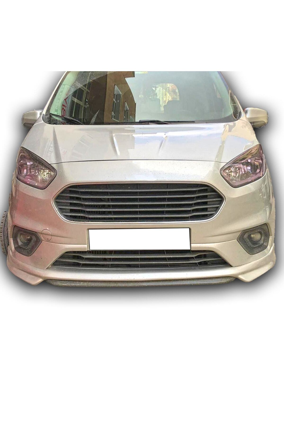 Ford Tourneo Courier 2018-2023 Makyajlı Kasa uyumlu Boyasız plastik Ön Tampon Eki