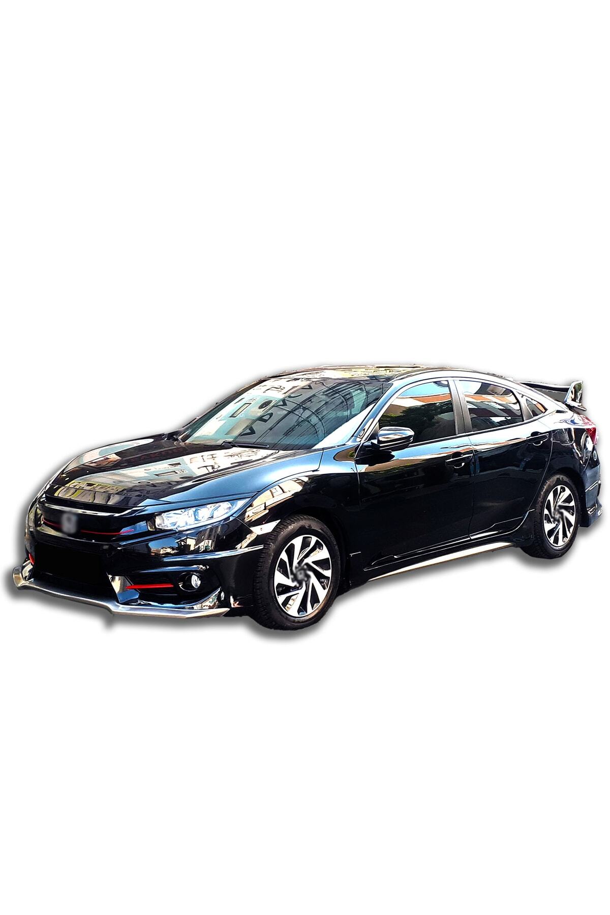 Honda Civic Fc5 2016-2021 Boyasız plastik Sağ-Sol Takım Turbo Marşpiyel