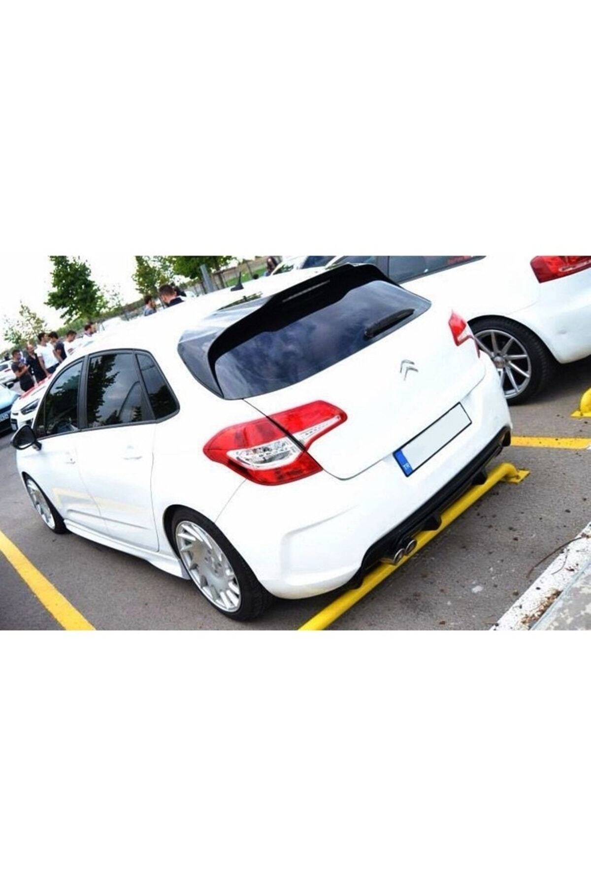 Citroen C4 2011-2017 uyumlu Parlak Siyah plastik Difüzör