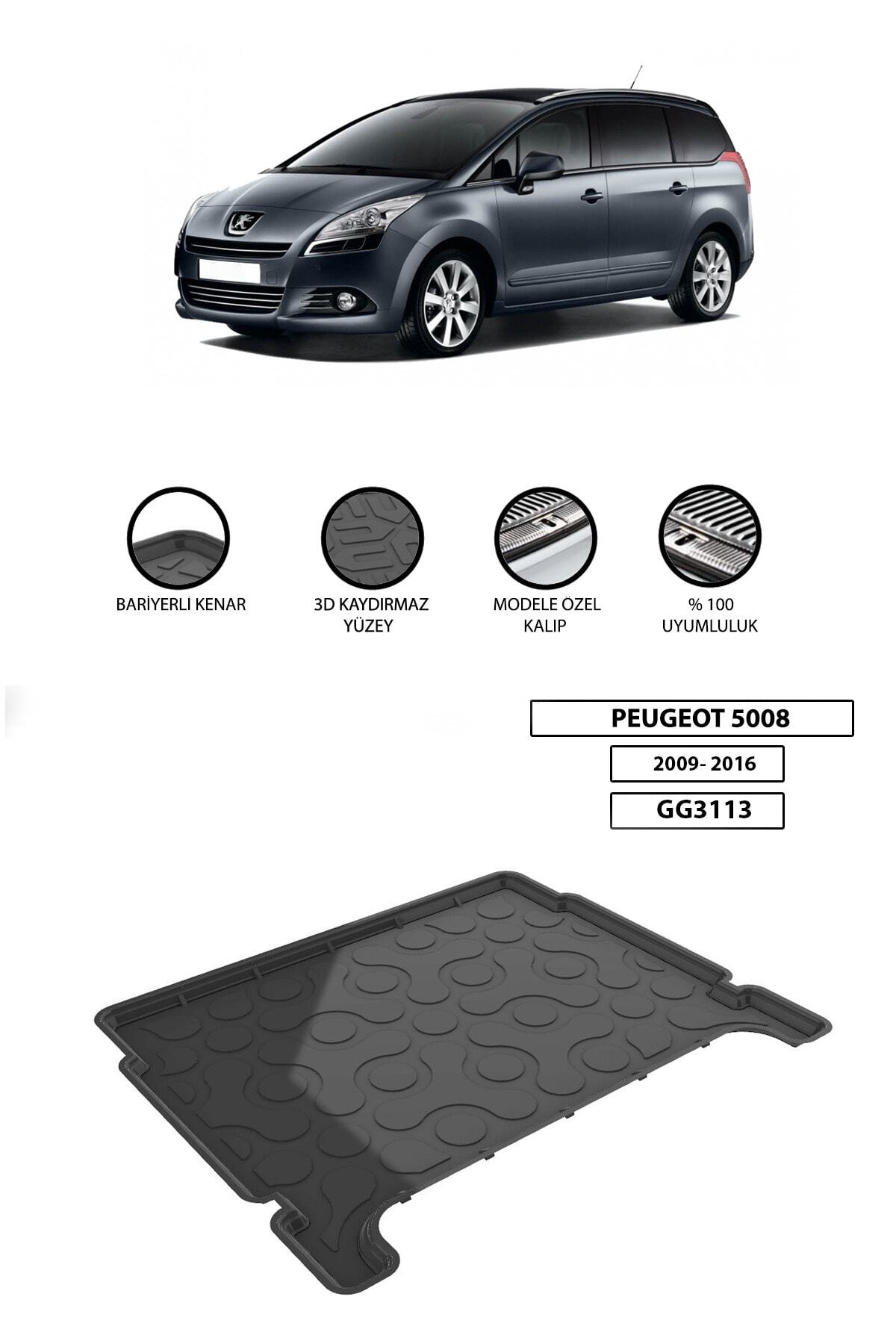 Peugeot 5008 2009-2016 Bagaj Havuzu