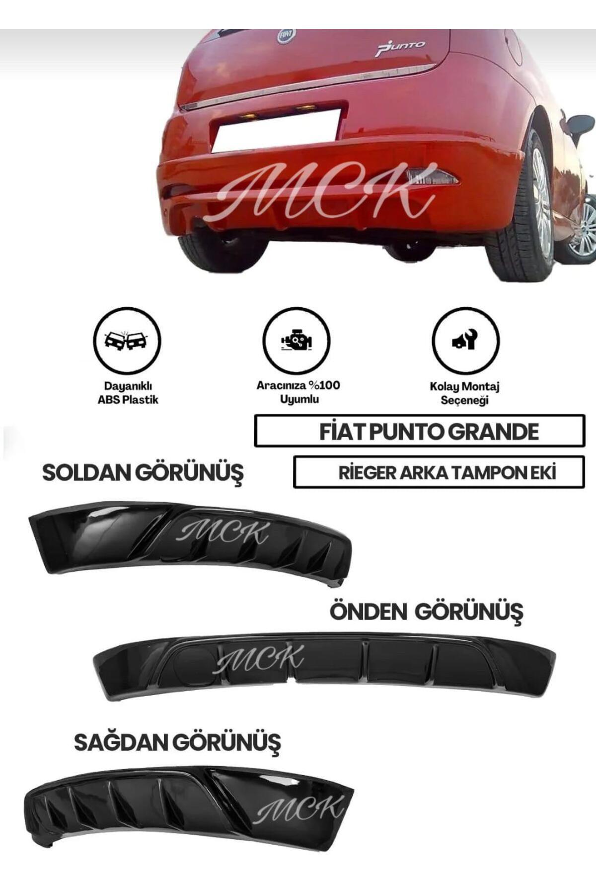 Fiat Punto Grande uyumlu Arka Ek (plastik)