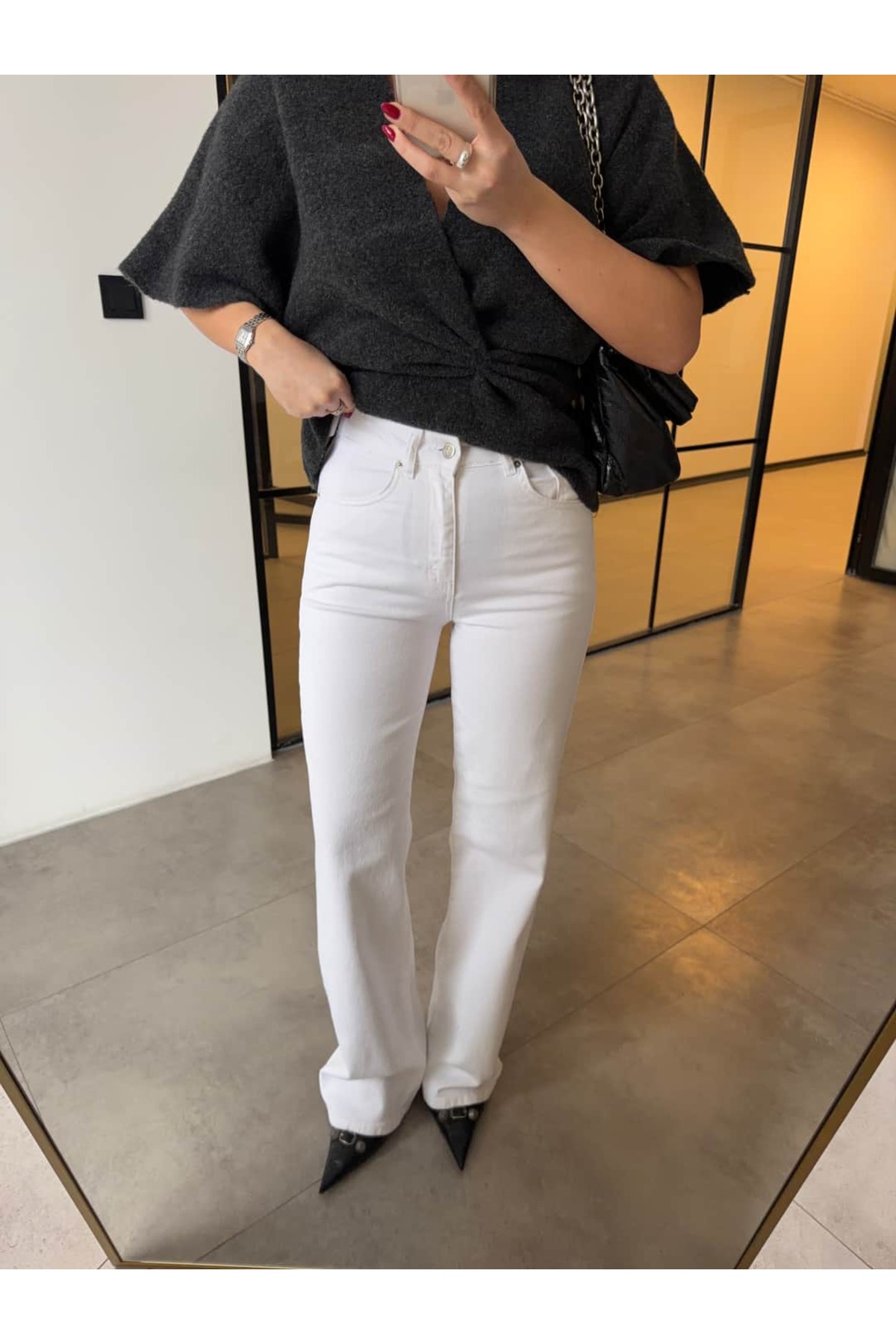 BB Bensu Buyruk  WİDELEG BEYAZ AURELİA JEAN - Görsel 4