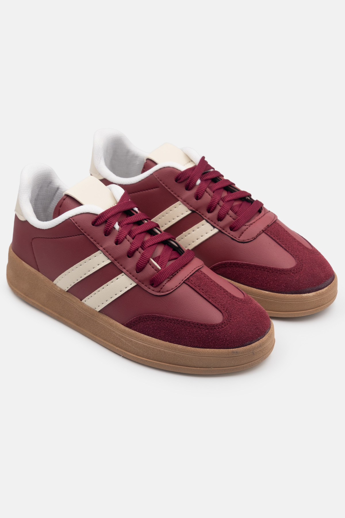 Beınsteps  Sneaker Unisex Model Hafif Taban Bordo Günlük Spor Ayakkabı - Görsel 3