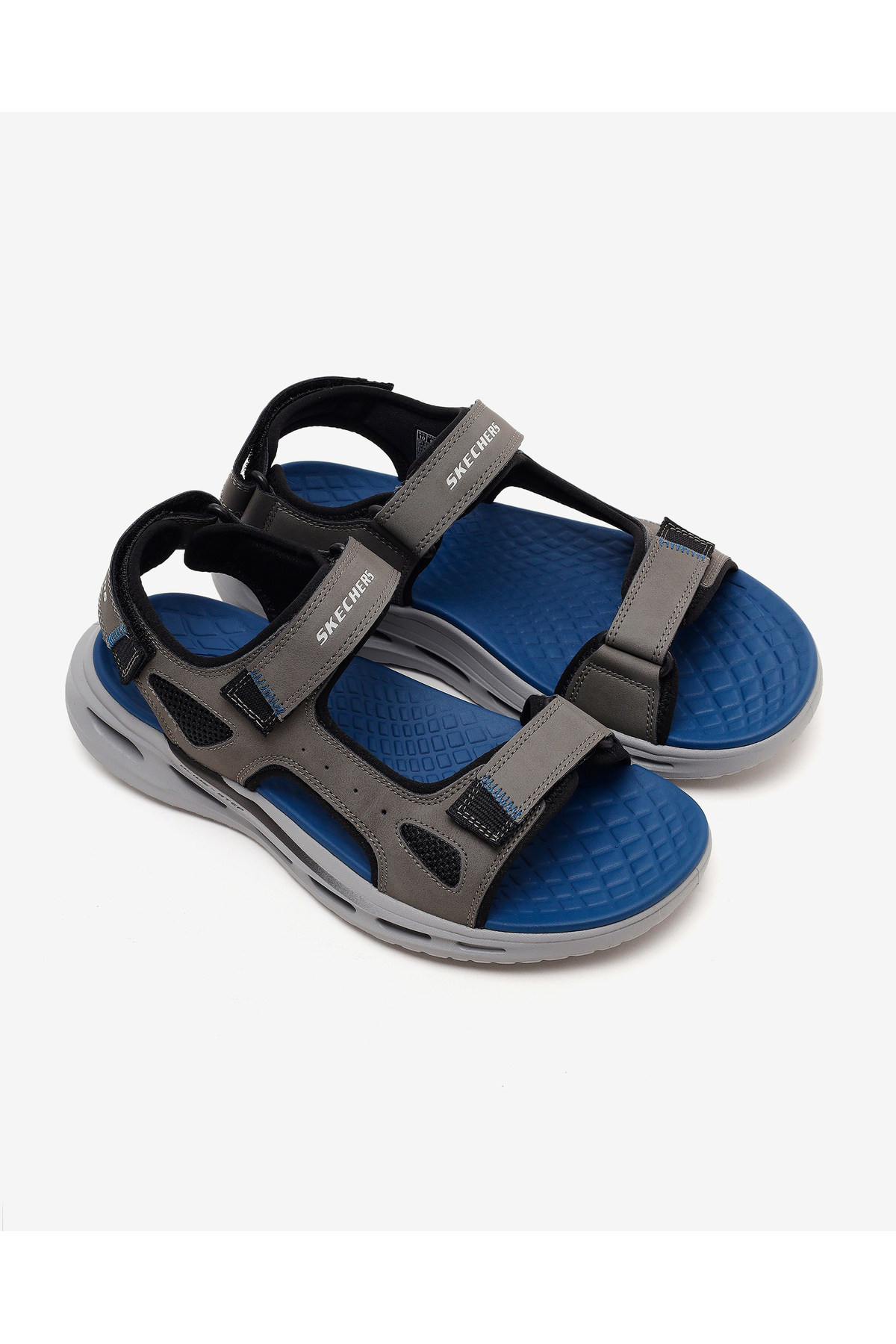 SKECHERS ORVAN SD Erkek Gri Sandalet 211371 CHAR görsel 5