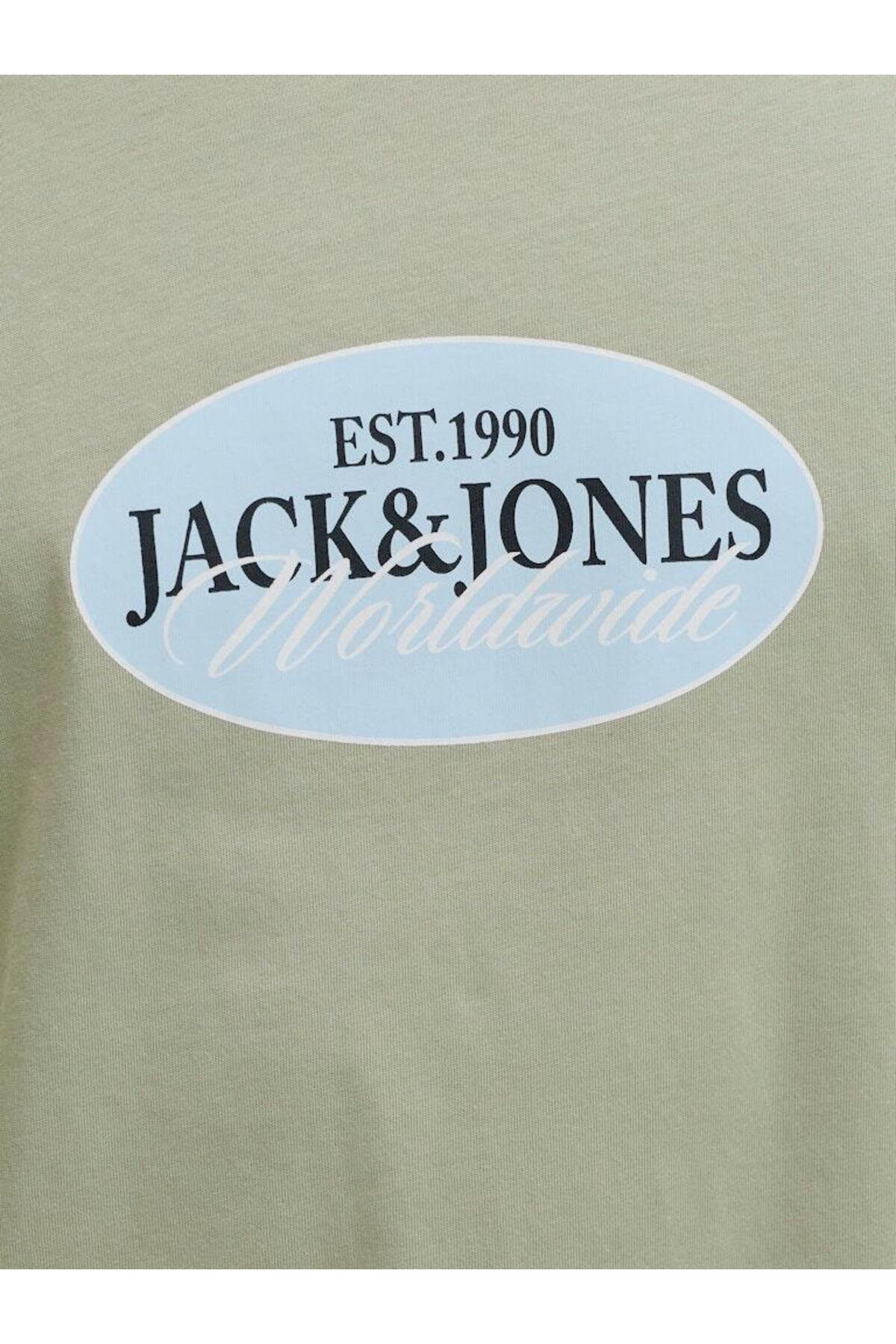 تیشرت مردانه Dijital Baskı آستین بلند | جک اند جونز Jack & Jones 12297891 - تصویر 6