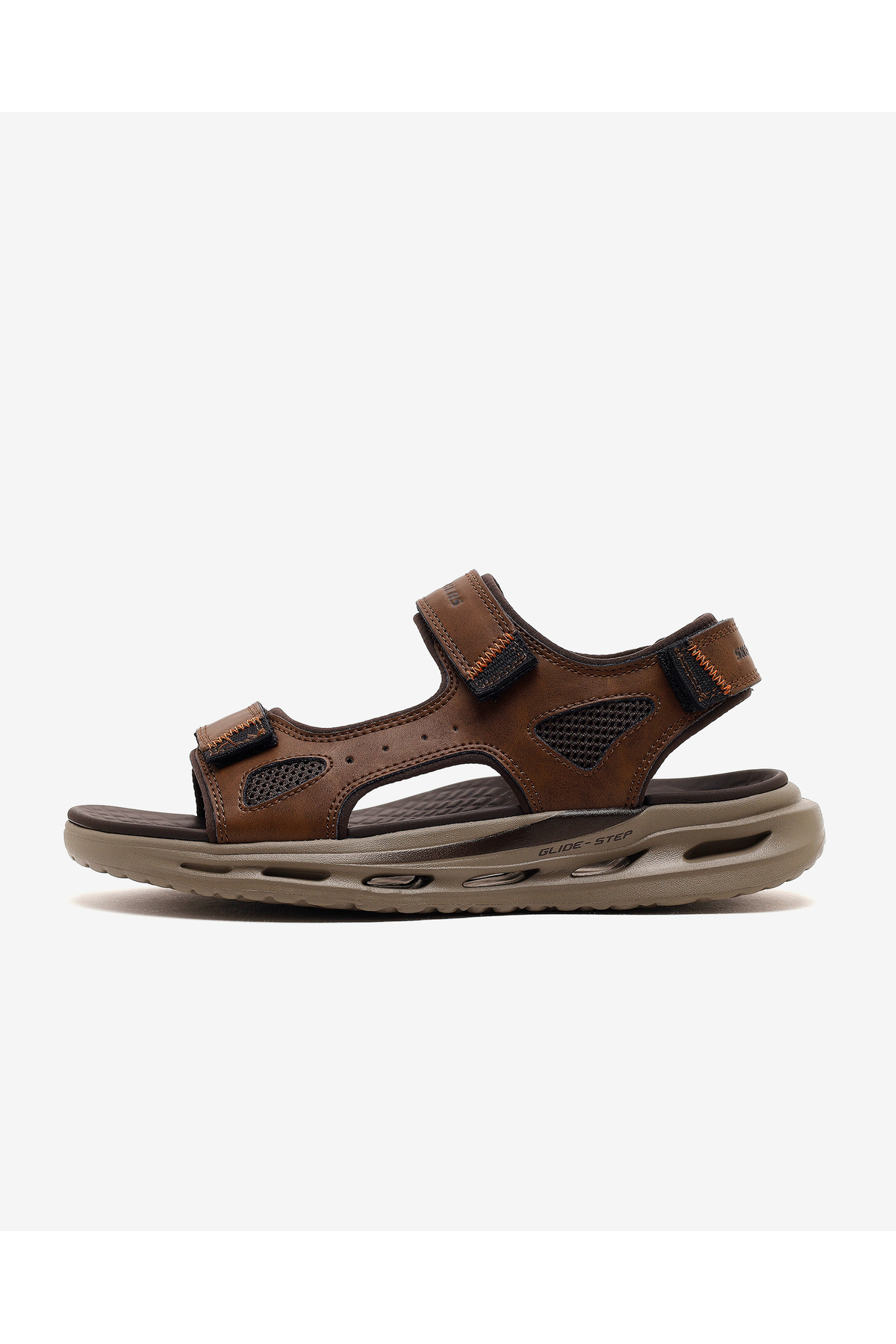 اسکچرز صندل مردانه قهوه‌ای ORVAN SD کد 211371 BRN