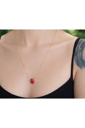 sanghatelier Murano El Yapımı Cam ve Altın Kaplama Kolye