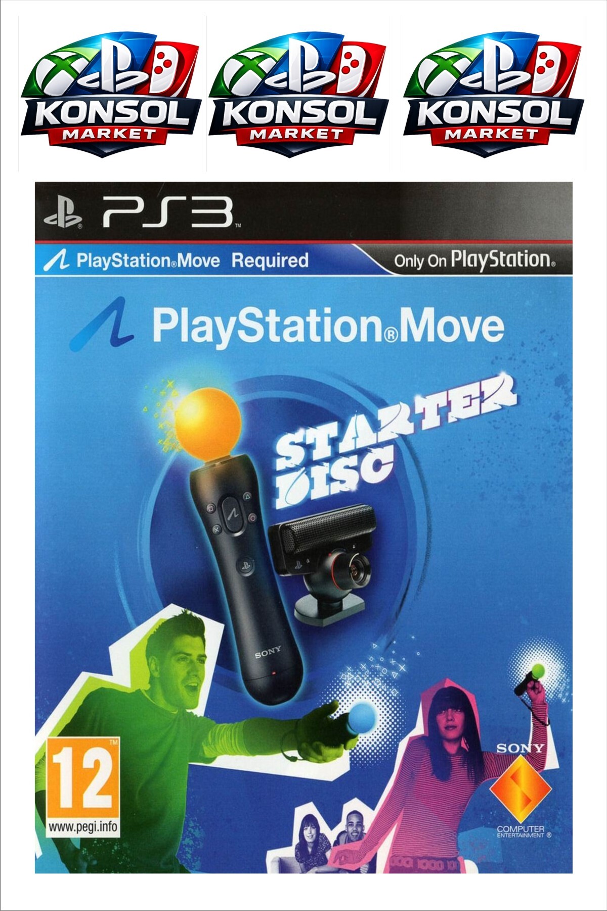 Konsol Market Move Starter Disc - Move Kurulum Diski - Playstation