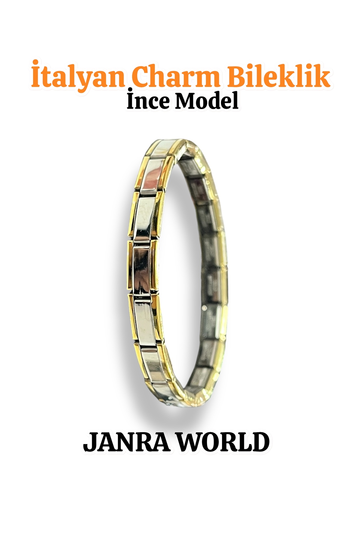 Italian Charm Bracelet – Stainless Steel, Suitable for Every Wrist