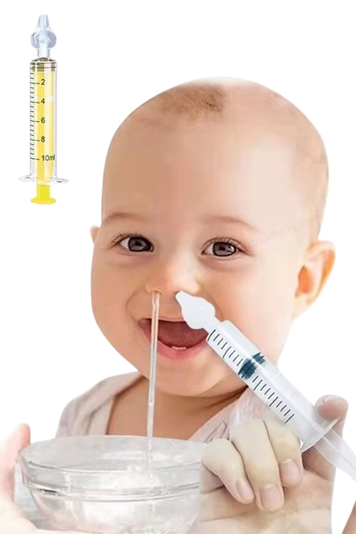 Nemere Yeniden Kullanılabilir, Manuel Burun Temizleyici 10ml Kapasiteli Burun Açıcı Şırınga NemereHome fotoğrafı 6 (önizleme)