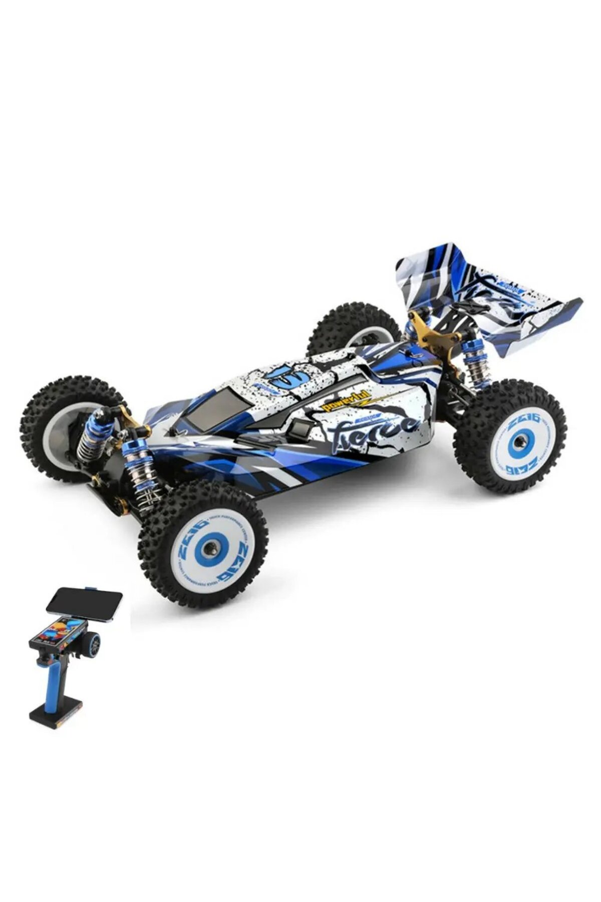 heugers Wltoys 124017 4WD 1/12 Fırçasız RC Buggy Araba RTR