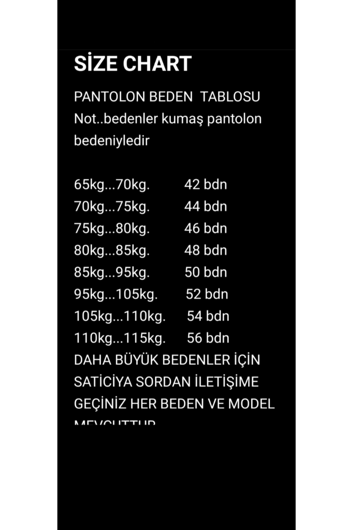BeyzDenim Klasik Koyu bej likralı pamuk gabardin Battal Büyük Beden pantolon görsel 4