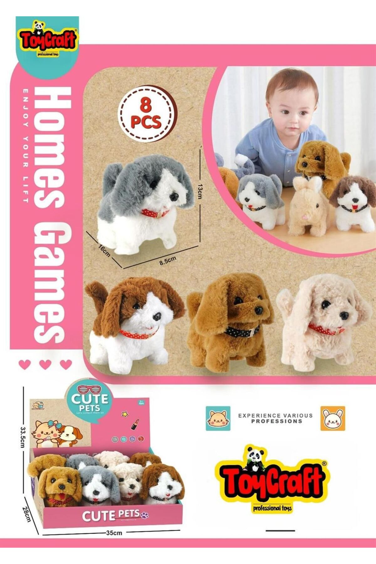 Russet 8832-32 TOYCRAFT DİSPLAY AKILLI KÖPEK SESL.PİL-TYC - Fiyatı