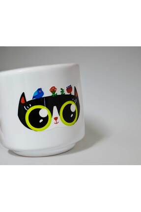 Ruhab Kupa / Kabartmalı Baskı / Sevimli Kedi Dostlar