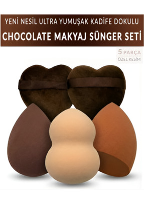 SheMask Makyaj Süngeri Seti Profesyonel – Blender Süngerleri ile Pürüzsüz Mak...