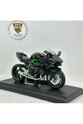 MotoGarage Kawasaki H2R 1:18 Diecast Model Motosiklet – Standlı, Metal Gövde,...