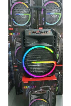 Tastech 15 İNÇ BLUETOOTH HOPARLÖR BÜYÜK BOY TEKERLEKLİ TAŞINABİLİR ŞARJLI SPE...