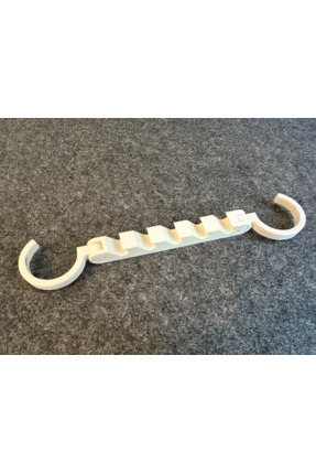 ThreeDora 5 Bölmeli Katlanabilir Dolap İçi Askı Düzenleyici - Yer Tasarrufu S...