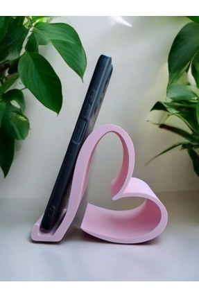 3D Xmino Modern Kalp Tasarım Masaüstü Telefon Tutucu