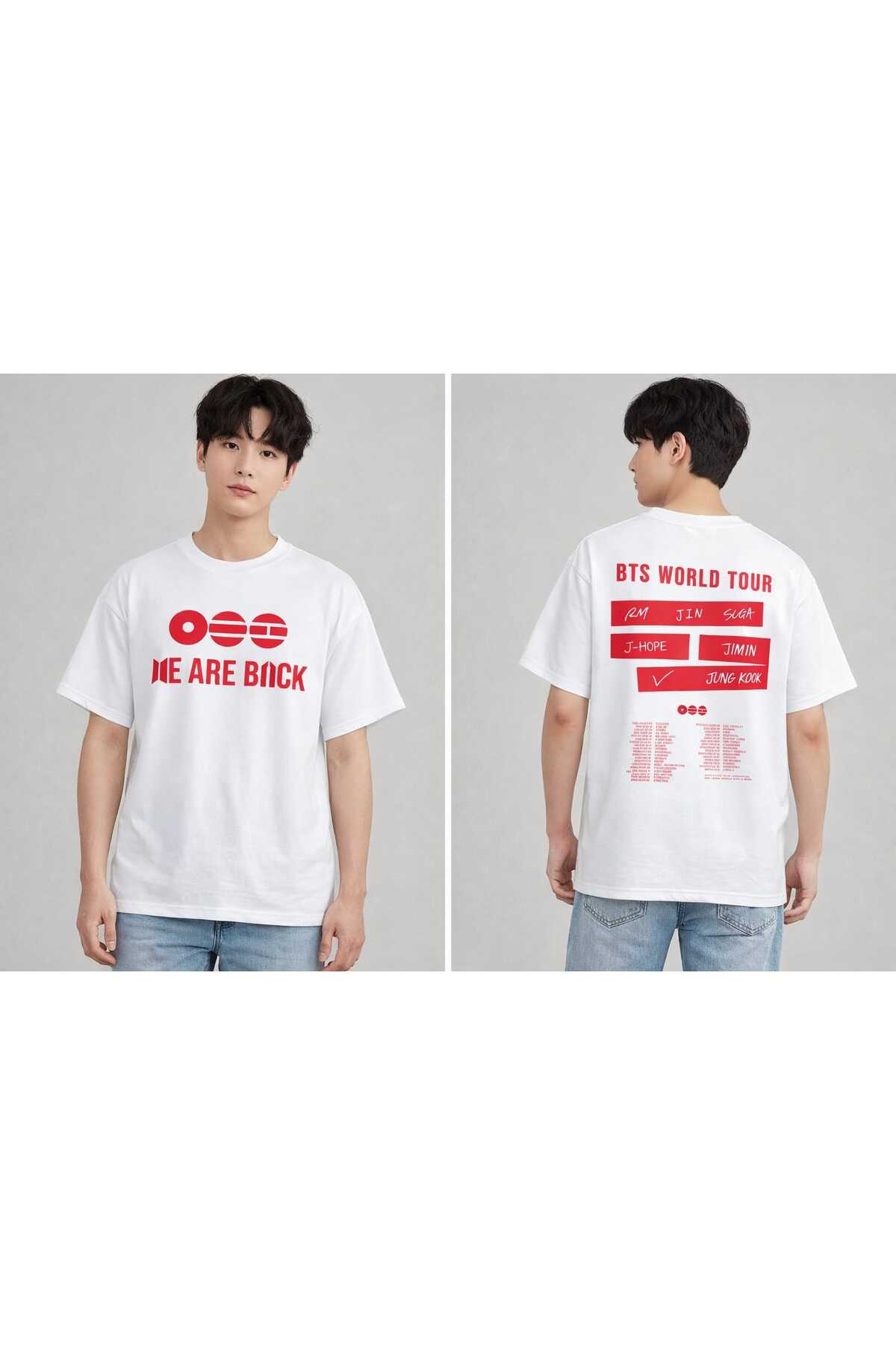 Arirang World Tour BTS Printed Oversize T-Shirt