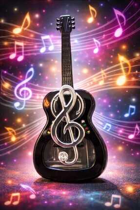 fagena Gitar Şeklinde Tarz Çakmak