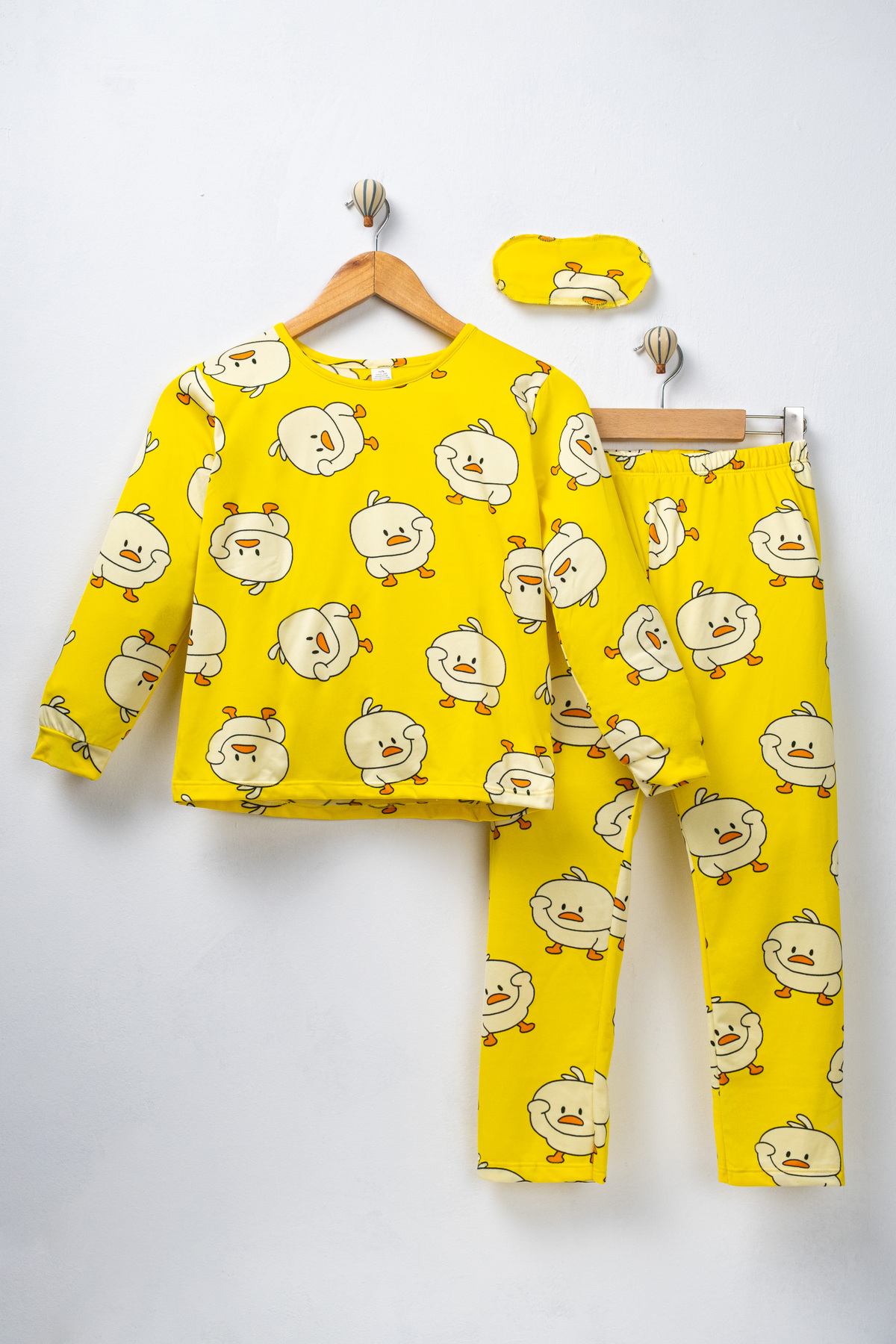 FURYATEX Desenli Uzun Kollu Oversize Çocuk Pijama Takımı fotoğrafı 4 (önizleme)