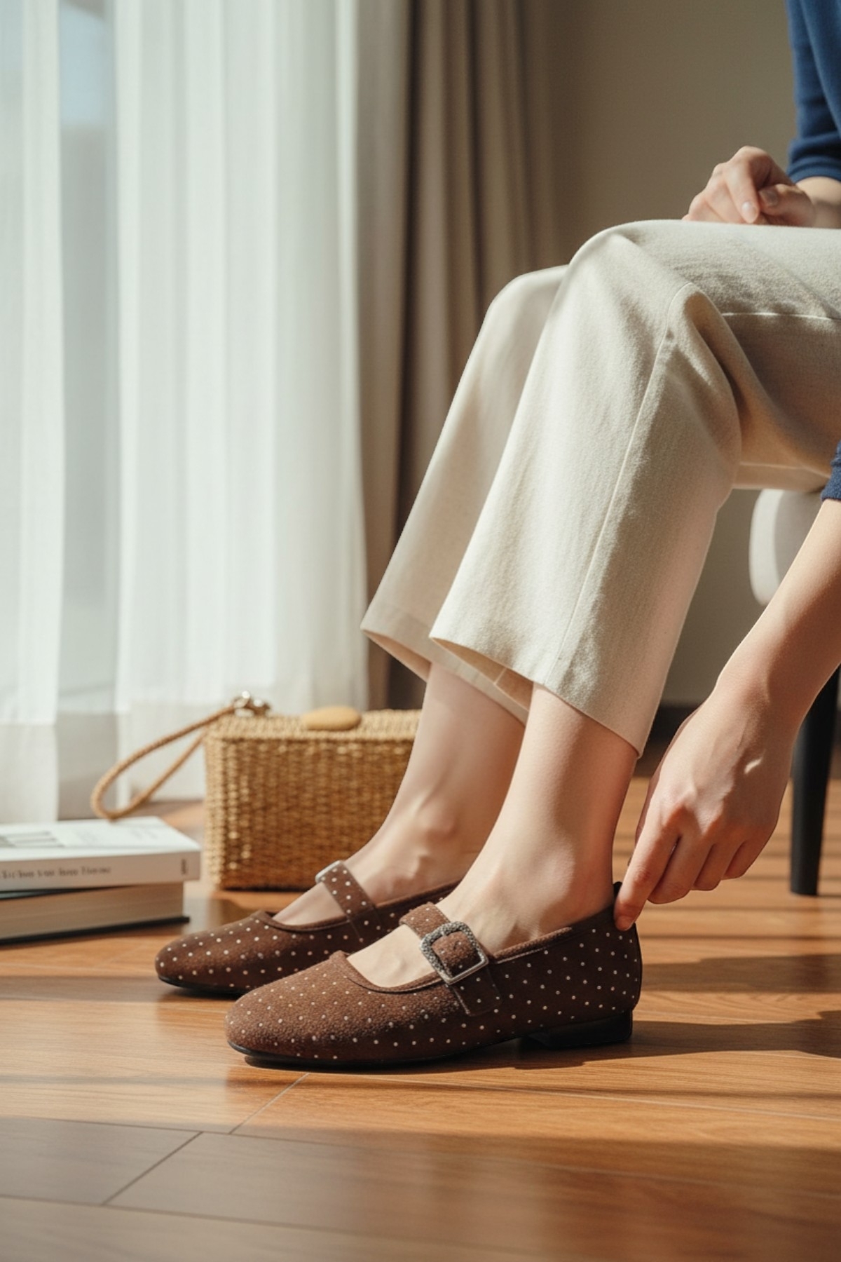 Modafırsat  Kadın Babet İçeri Dışarı Ofis Günlük Ayakkabı - Görsel 4