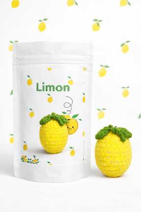 Tandor Amigurumi/Örgü Kiti | Limon Örgü Seti | Yeni Başlayanlar İçin | Anahta...